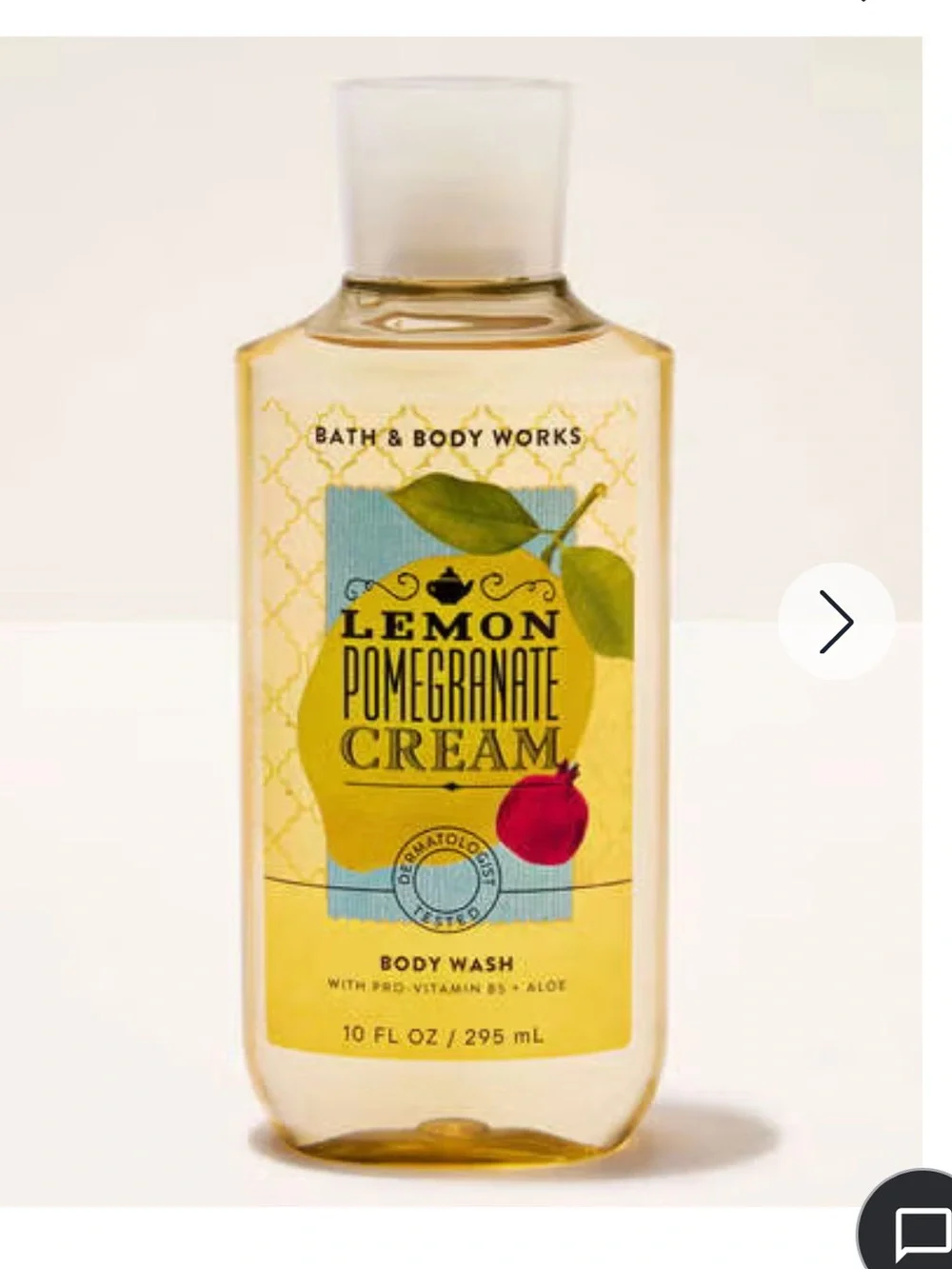 🍋 BBW Lemon Pomegranate Cream Body Wash NEW